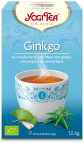 Teh Ginkgo BIO 17x18g dengan Teh YOGI Ginkgo